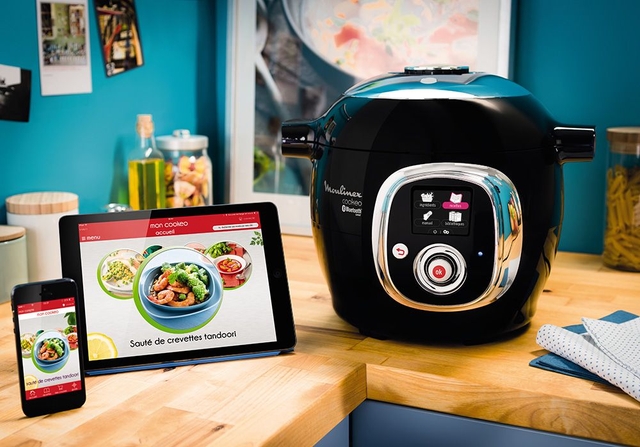 Moulinex commercialise un robot cuisinier connecté : Cookeo
